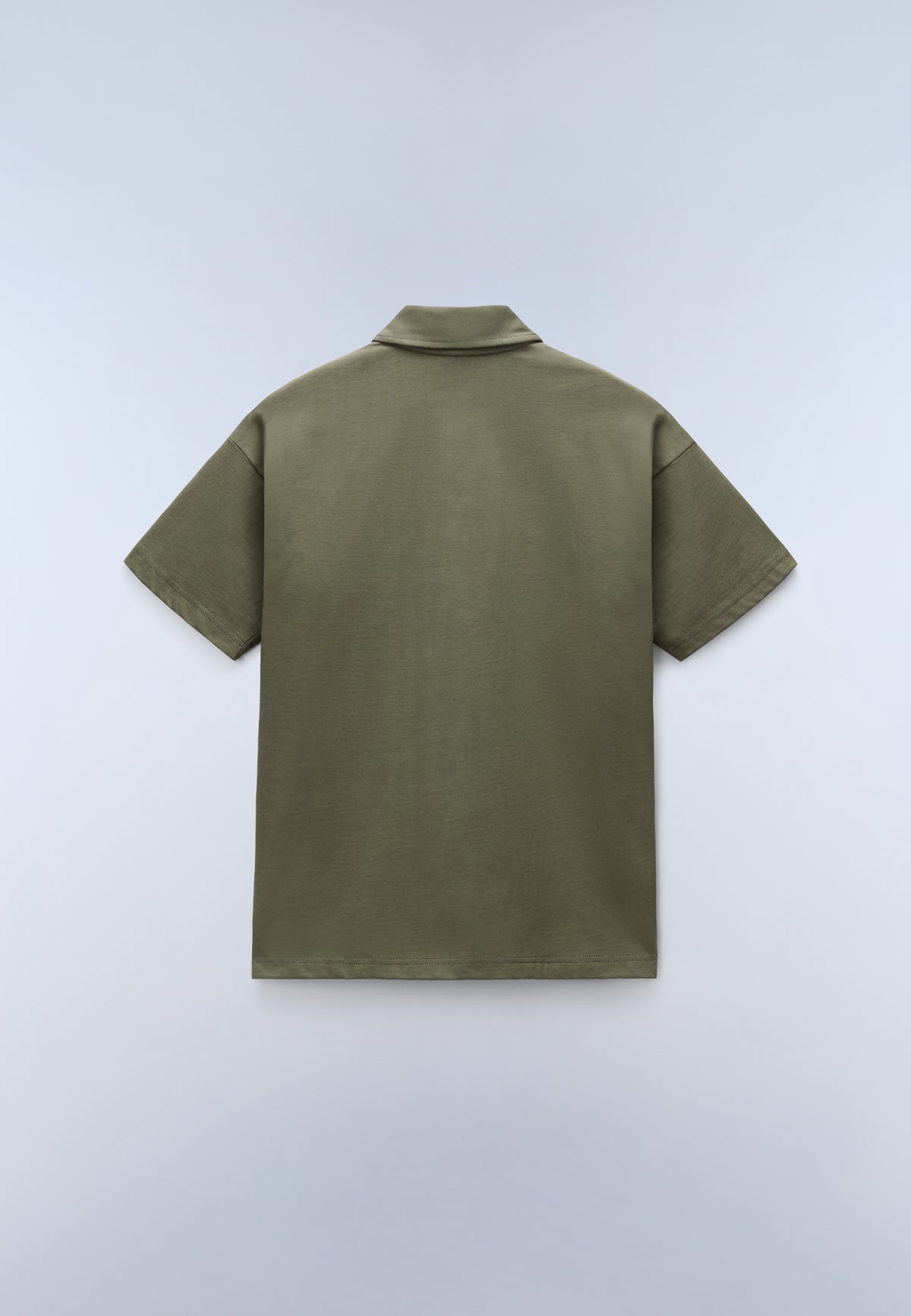 Polo à Manches Courtes en Jersey Elevated Logo Vert Tea Leaf - 6