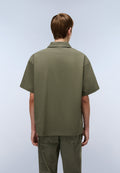 Polo à Manches Courtes en Jersey Elevated Logo Vert Tea Leaf - 5