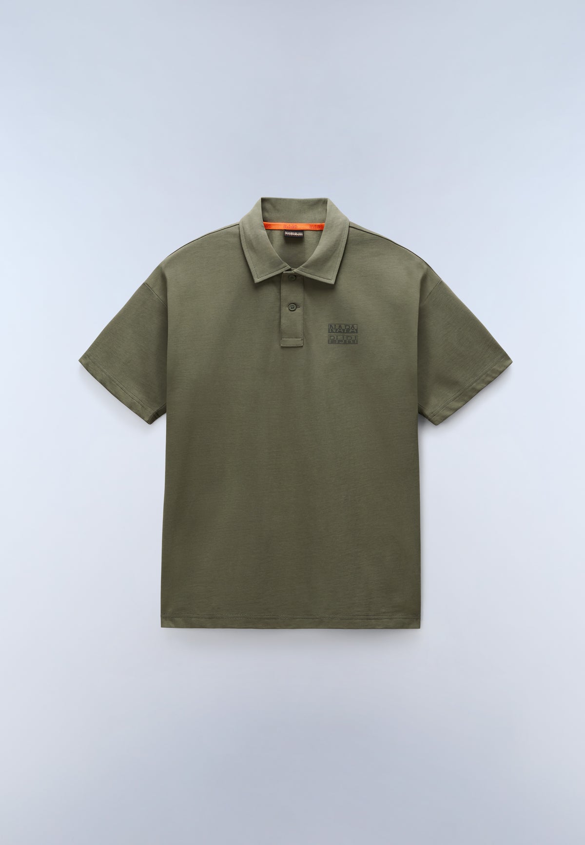 Polo de Punto de Manga Corta con Logotipo Elevated Verde Tea Leaf - 1