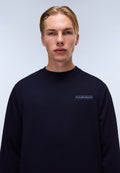 T-Shirt à Manches Longues en Jersey Back Graphic Dark Blue - 2