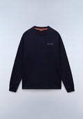 T-Shirt à Manches Longues en Jersey Back Graphic Dark Blue - 5
