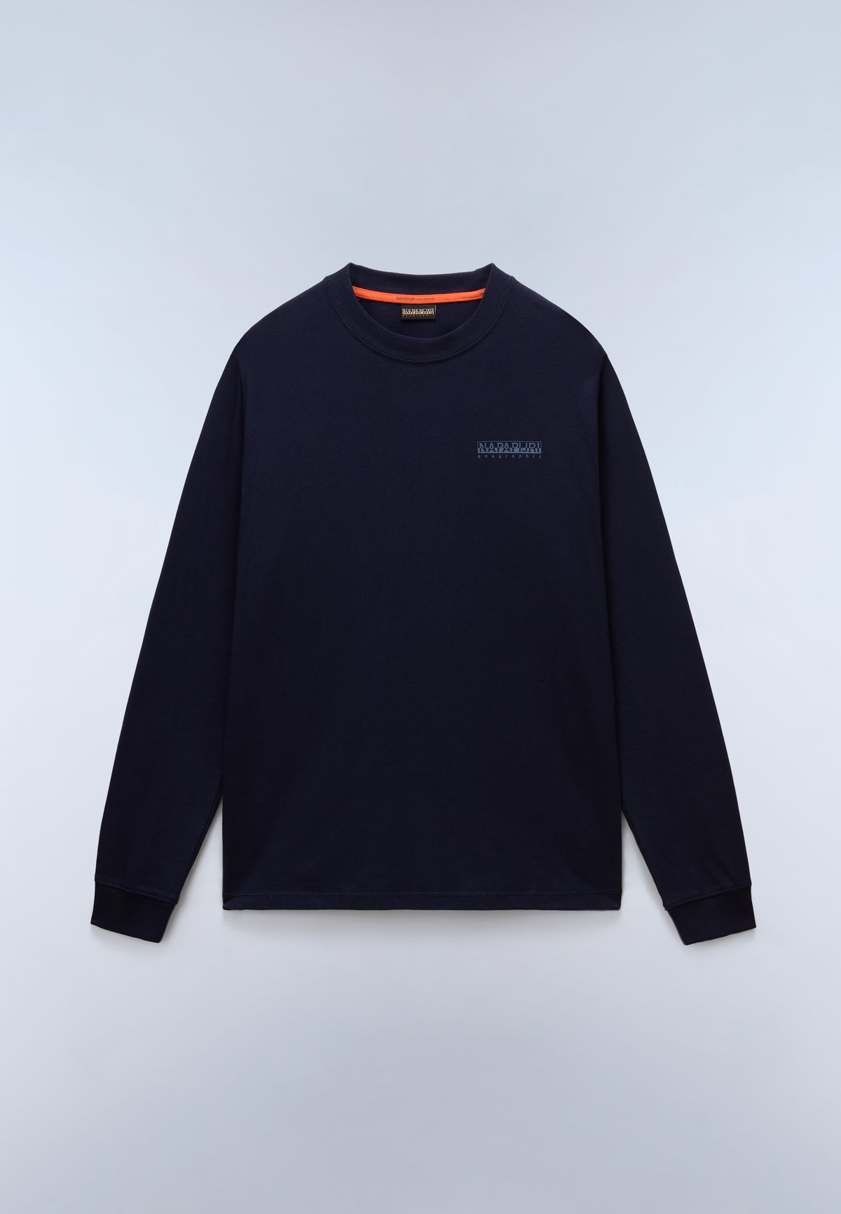 T-Shirt à Manches Longues en Jersey Back Graphic Dark Blue - 5