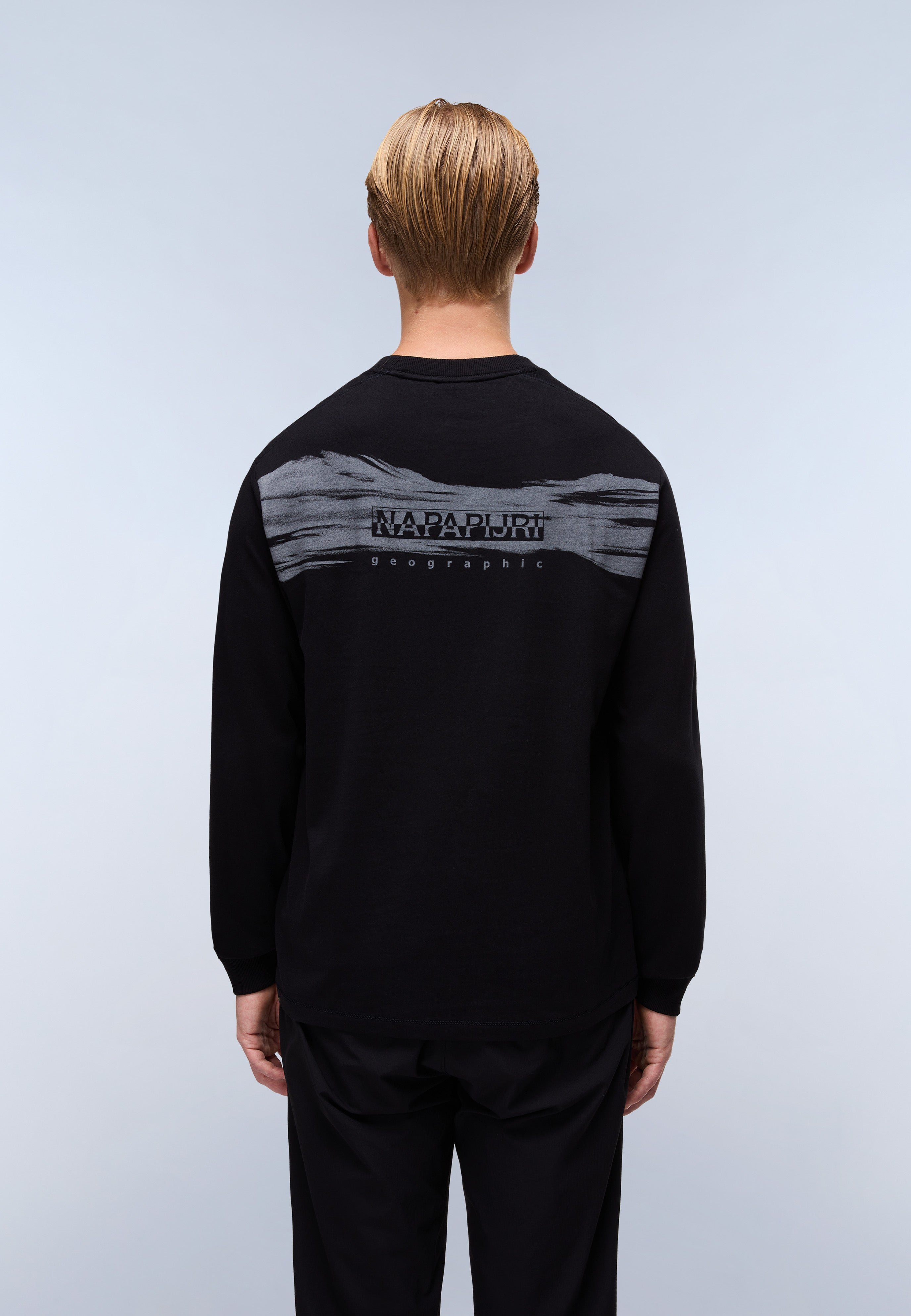 Back Graphic Jersey Long Sleeve T-Shirt | Long sleeve t-shirts