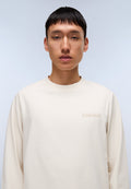 Camiseta de Punto de Manga Larga Back Graphic Beige - 2