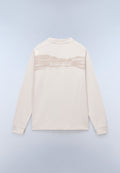 Camiseta de Punto de Manga Larga Back Graphic Beige - 1