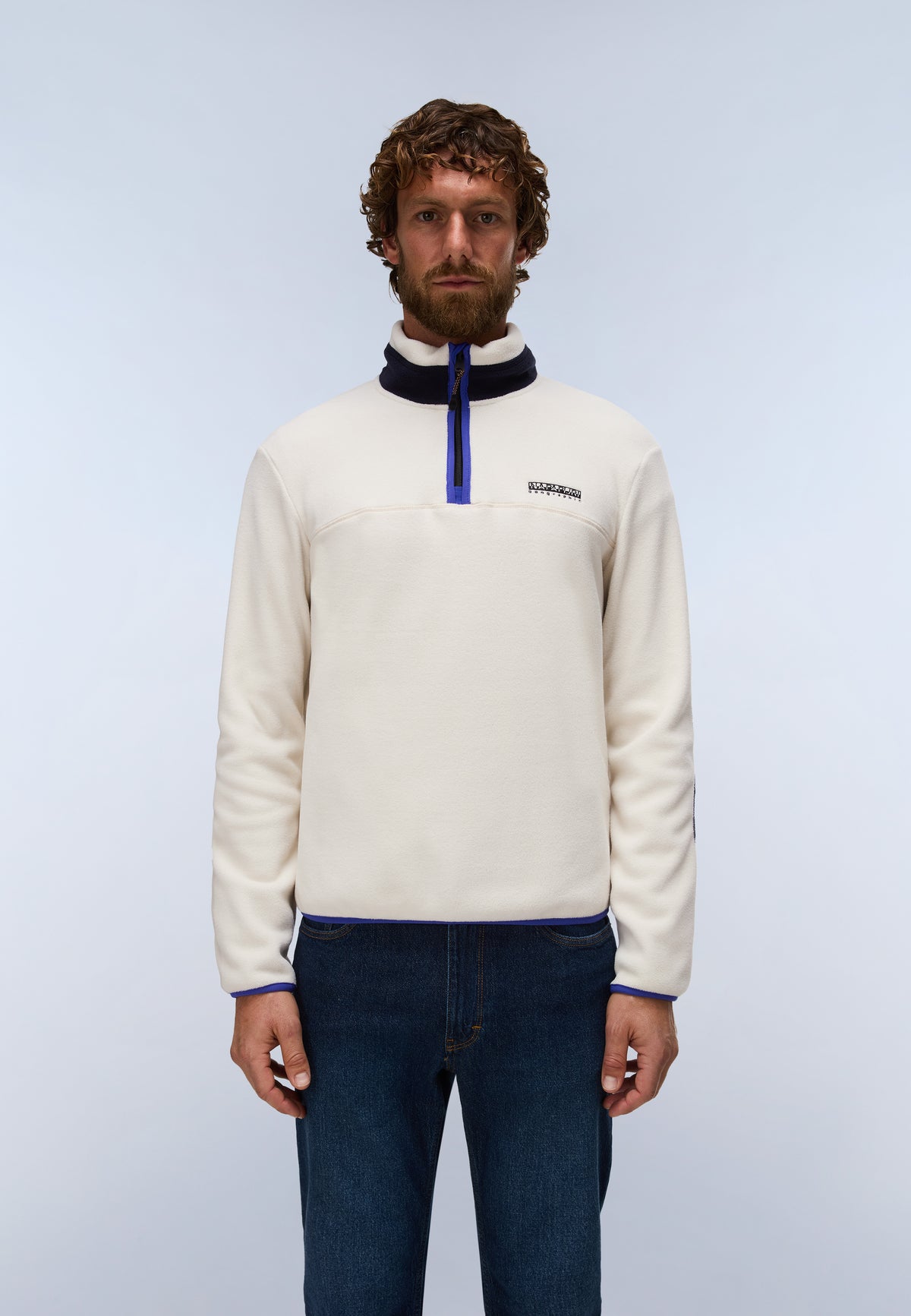 Dergana Half-Zip Fleece White - 3