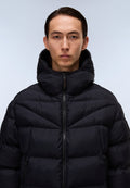 Steppjacke mit Kapuze Molveno Schwarz - 2