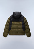 Molveno Hooded Puffer Jacket Green Olive Night - 6
