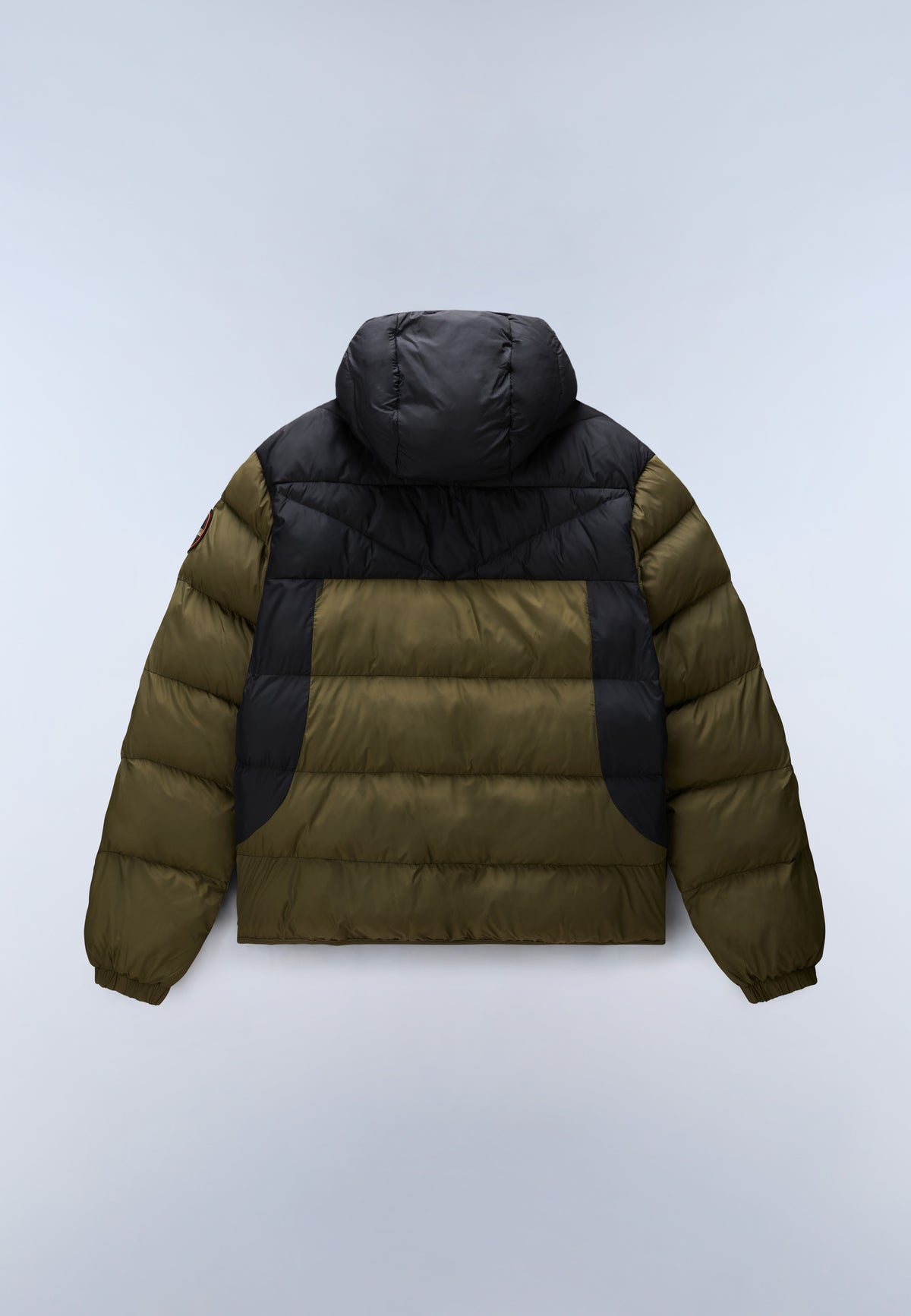 Molveno Hooded Puffer Jacket Green Olive Night - 6
