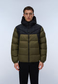 Molveno Hooded Puffer Jacket Green Olive Night - 2