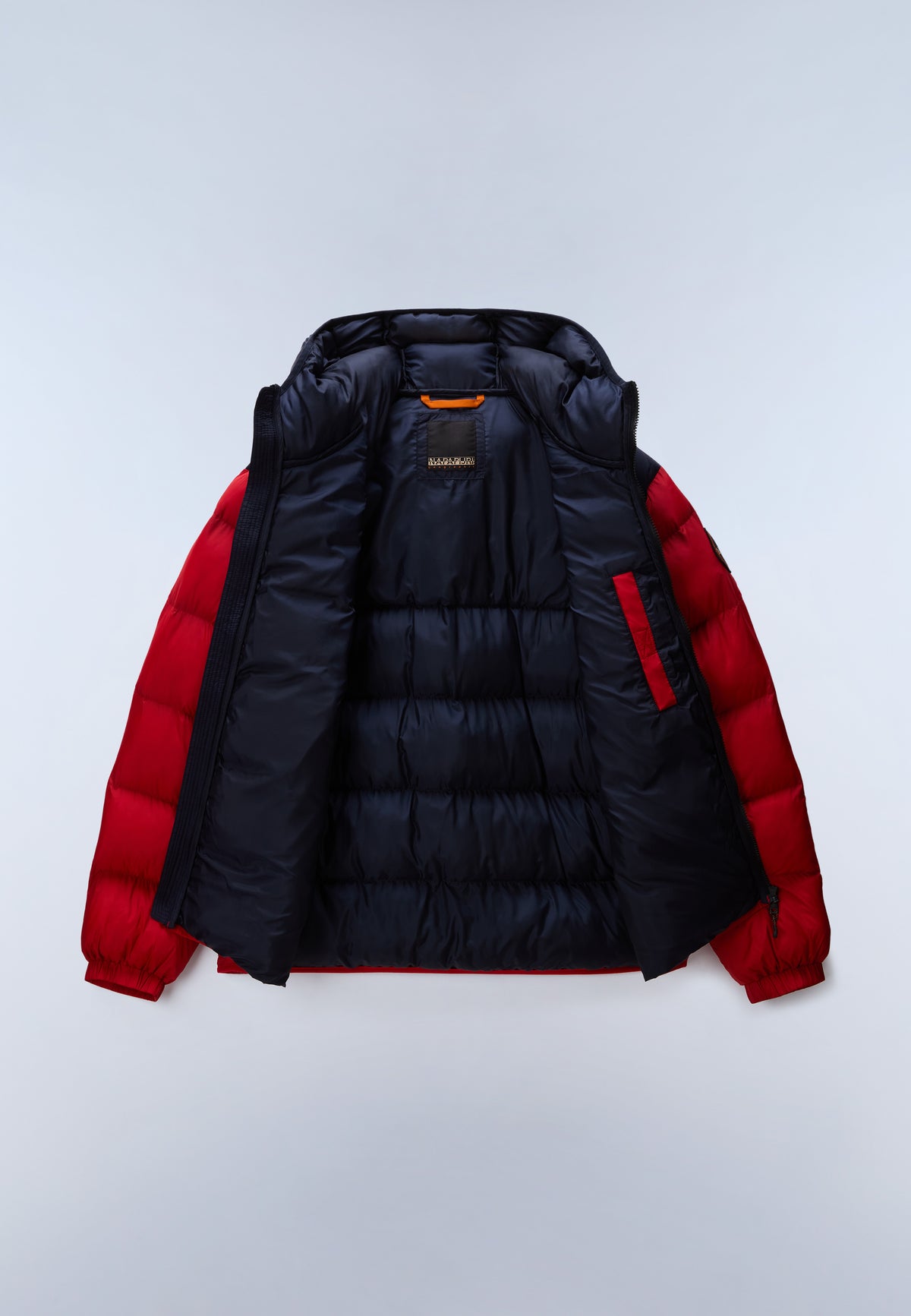 Molveno Hooded Puffer Jacket Red - 7