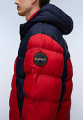 Molveno Hooded Puffer Jacket Red - 5