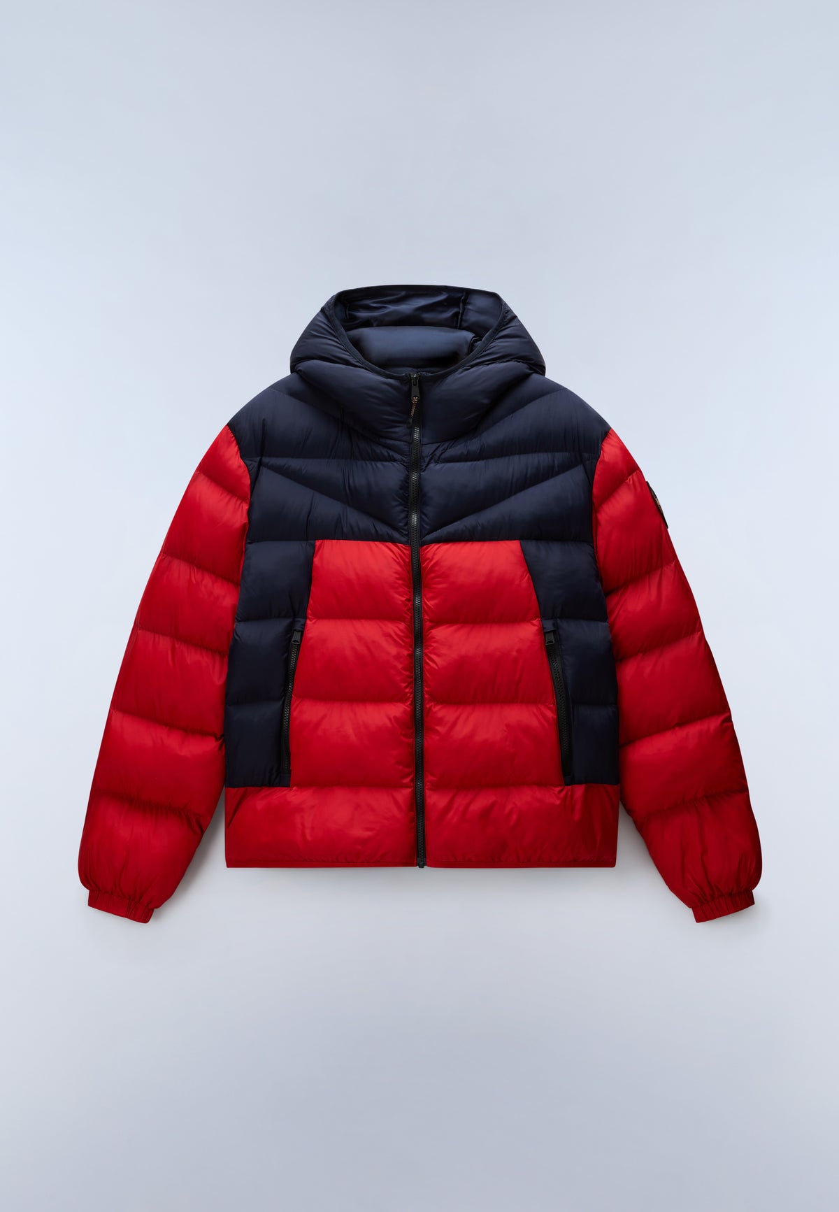 Molveno Hooded Puffer Jacket Red - 1