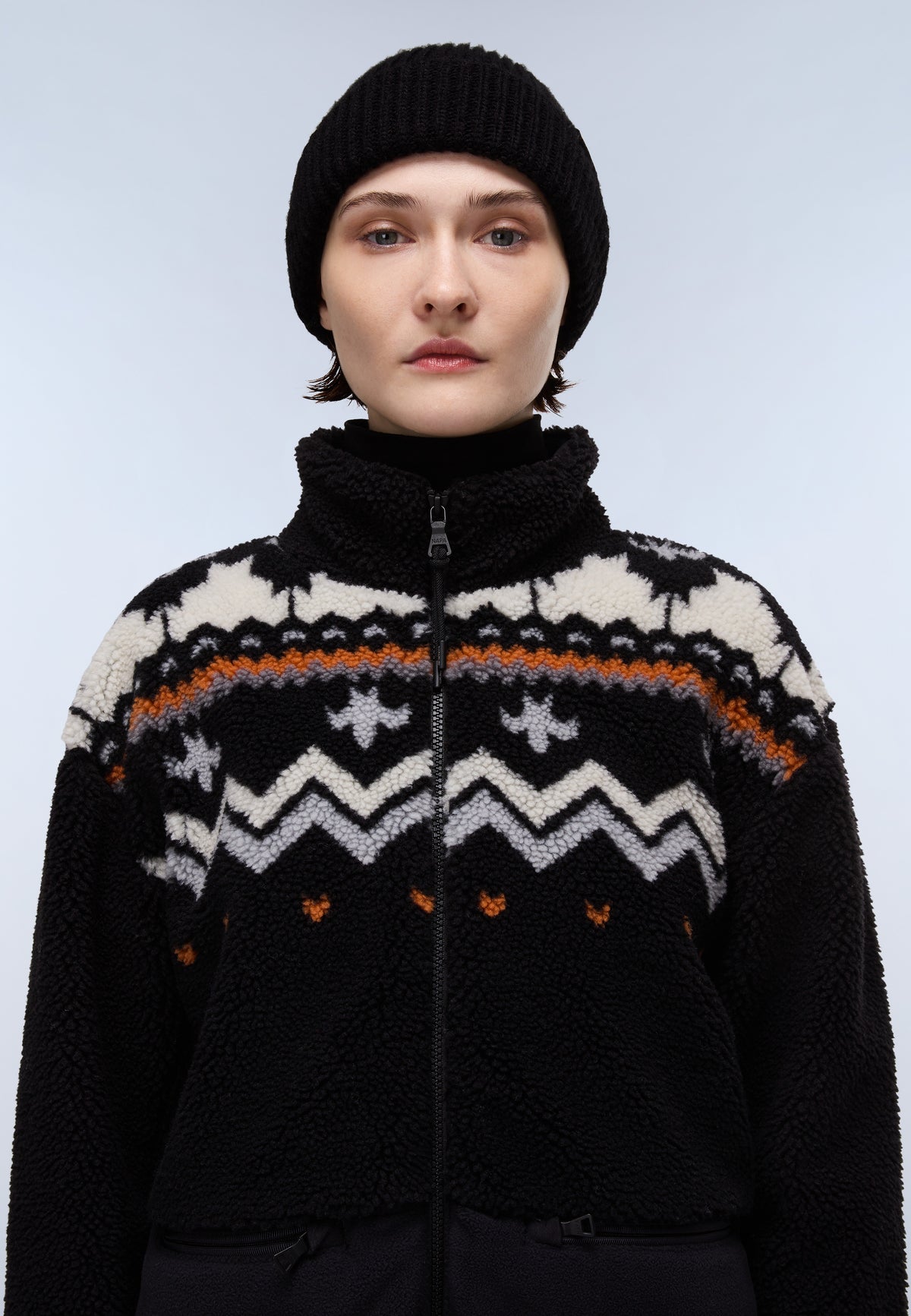 Ansei Full-Zip Fleece Black - 1