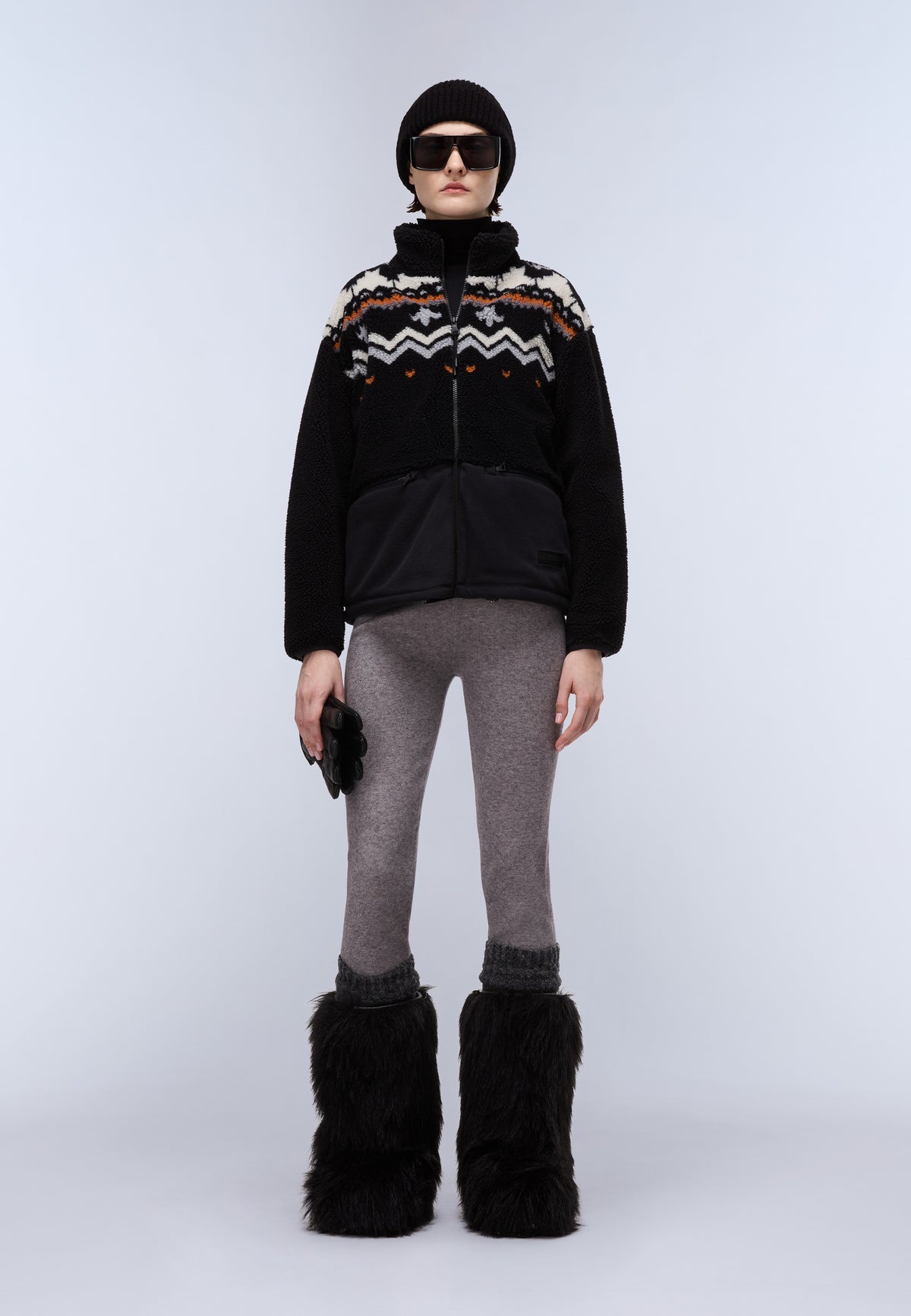 Ansei Full-Zip Fleece Black - 2