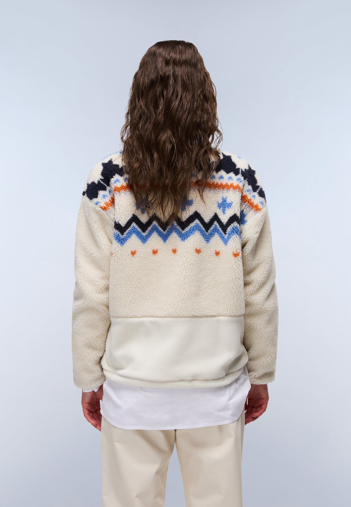 Ansei Full-Zip Fleece Beige - 3