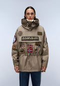 Skidoo 1990 Patch Anorak Jacket Beige - 3