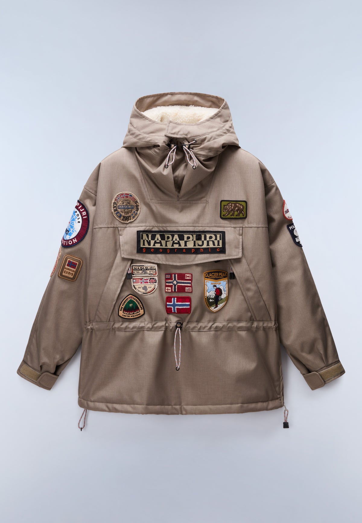 Giacca Anorak con Stemma Skidoo 1990 Beige - 1