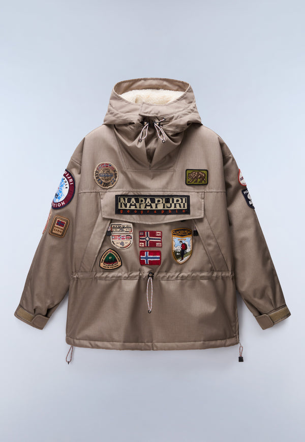 Skidoo 1990 Patch Anorak Jas Beige