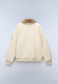 Giacca Bomber Tovel in Lana Beige - 5