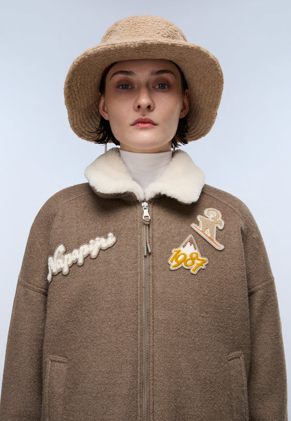 Tovel Wol Bomberjack Beige