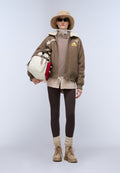 Tovel Wool Bomber Jacket Beige - 2