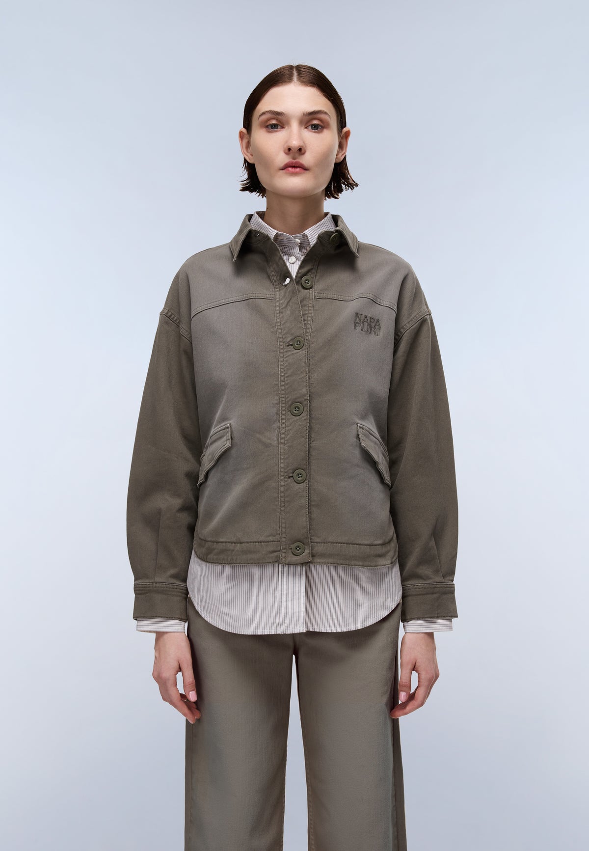 Rendena Long Sleeve Shirt Green Tea Leaf - 4
