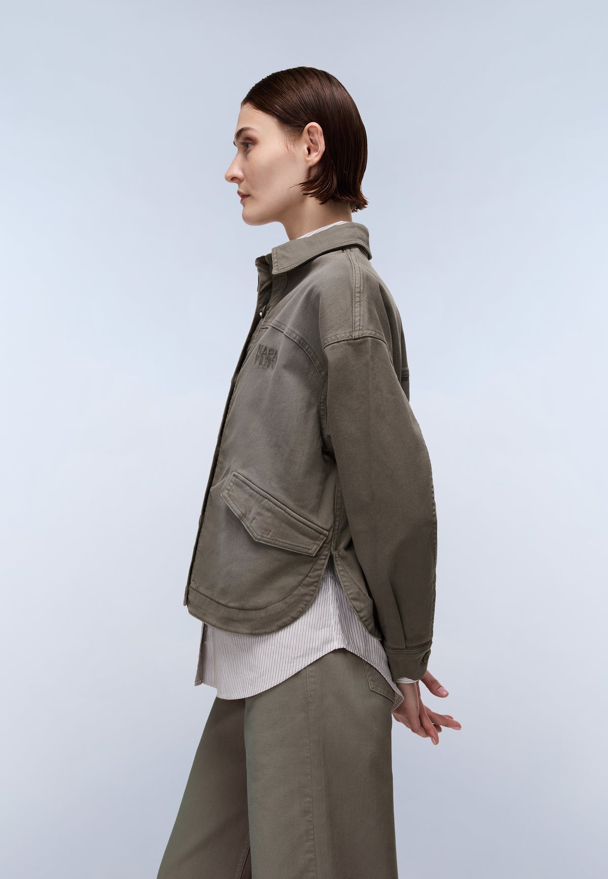 Rendena Long Sleeve Shirt Green Tea Leaf - 5
