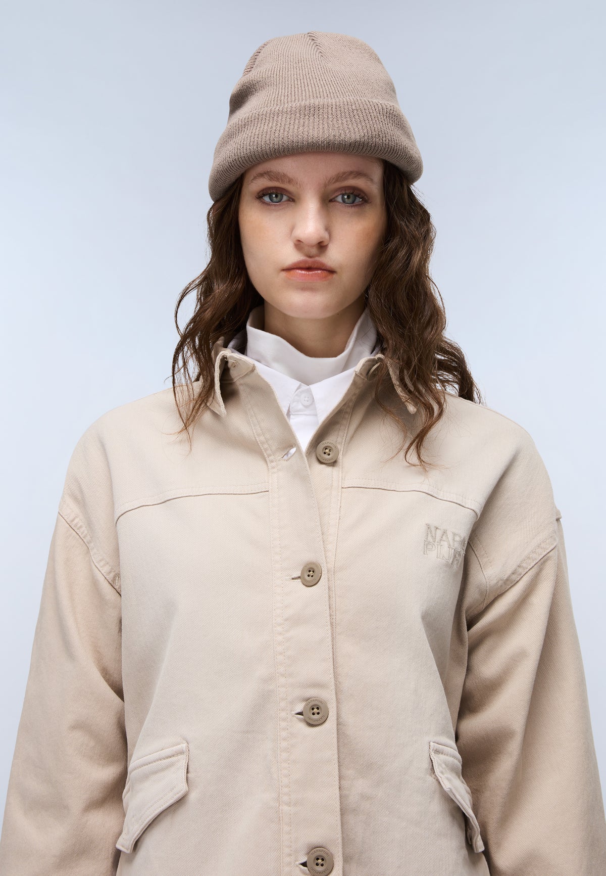 Rendena Long Sleeve Shirt Beige - 2