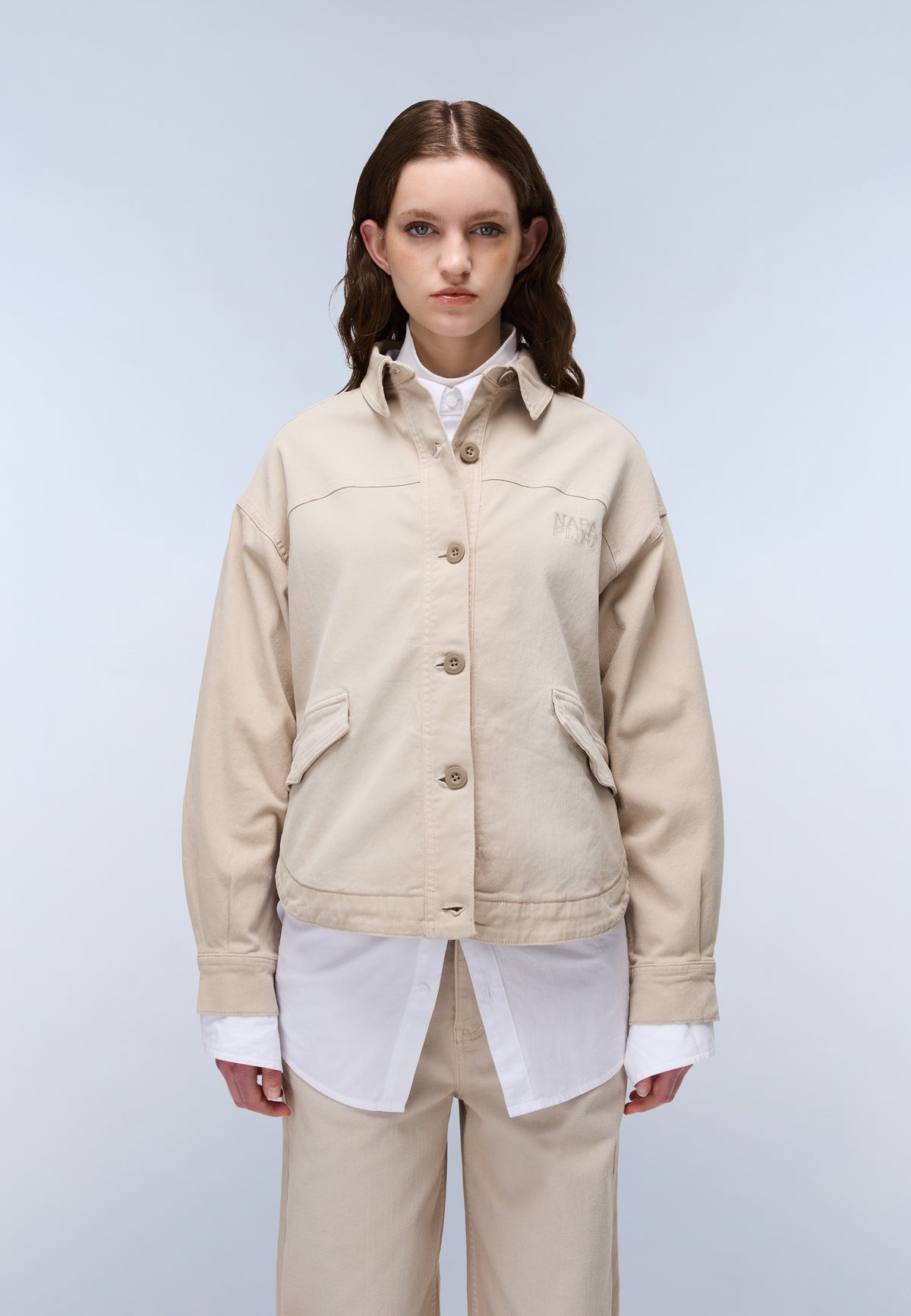 Rendena Long Sleeve Shirt Beige - 4