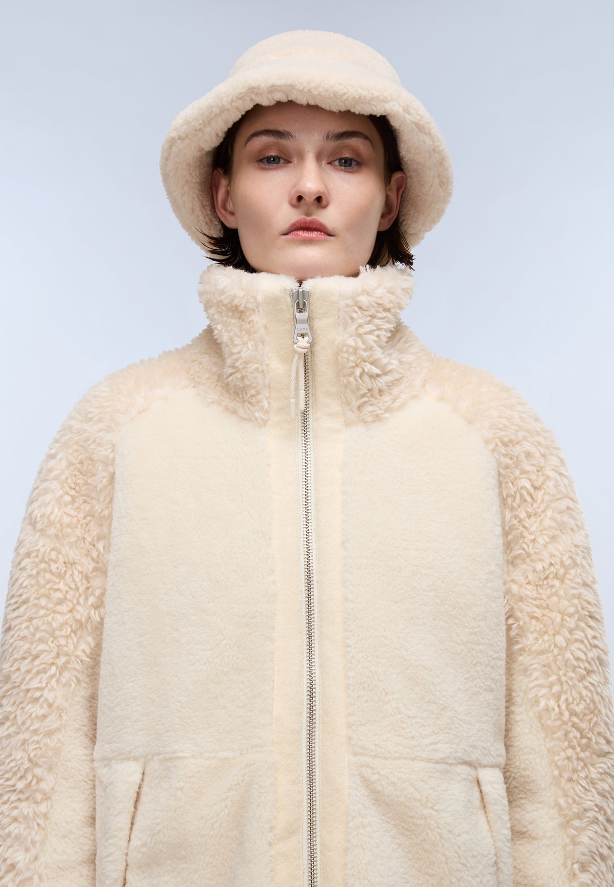 Falkner Fleece Jacket Beige - 2