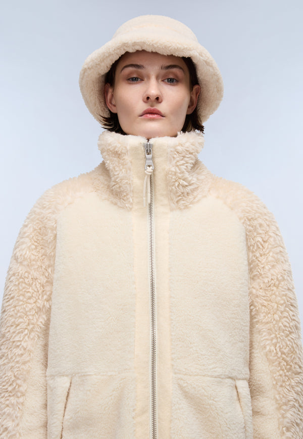Falkner Fleece Jas Beige