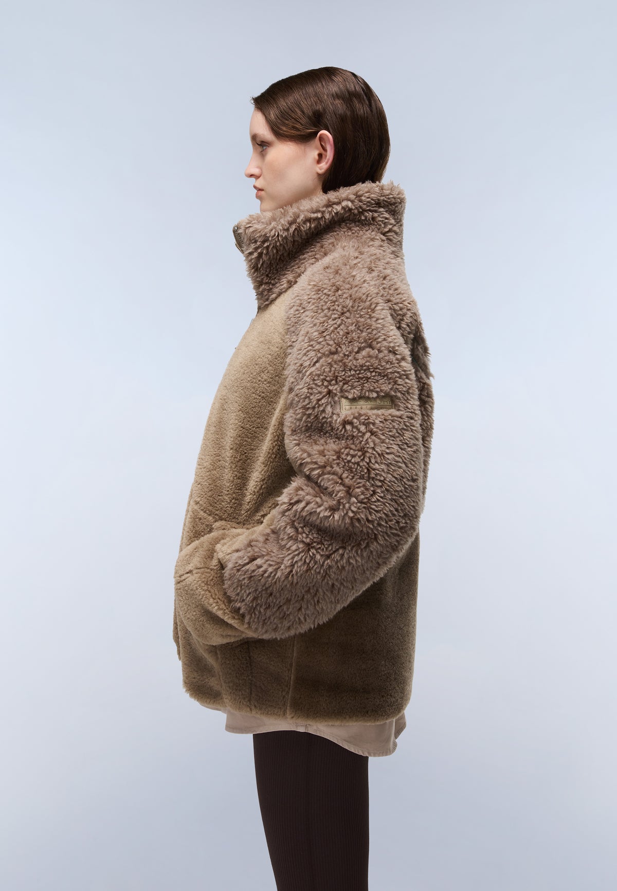 Falkner Fleece Jacket Beige - 2