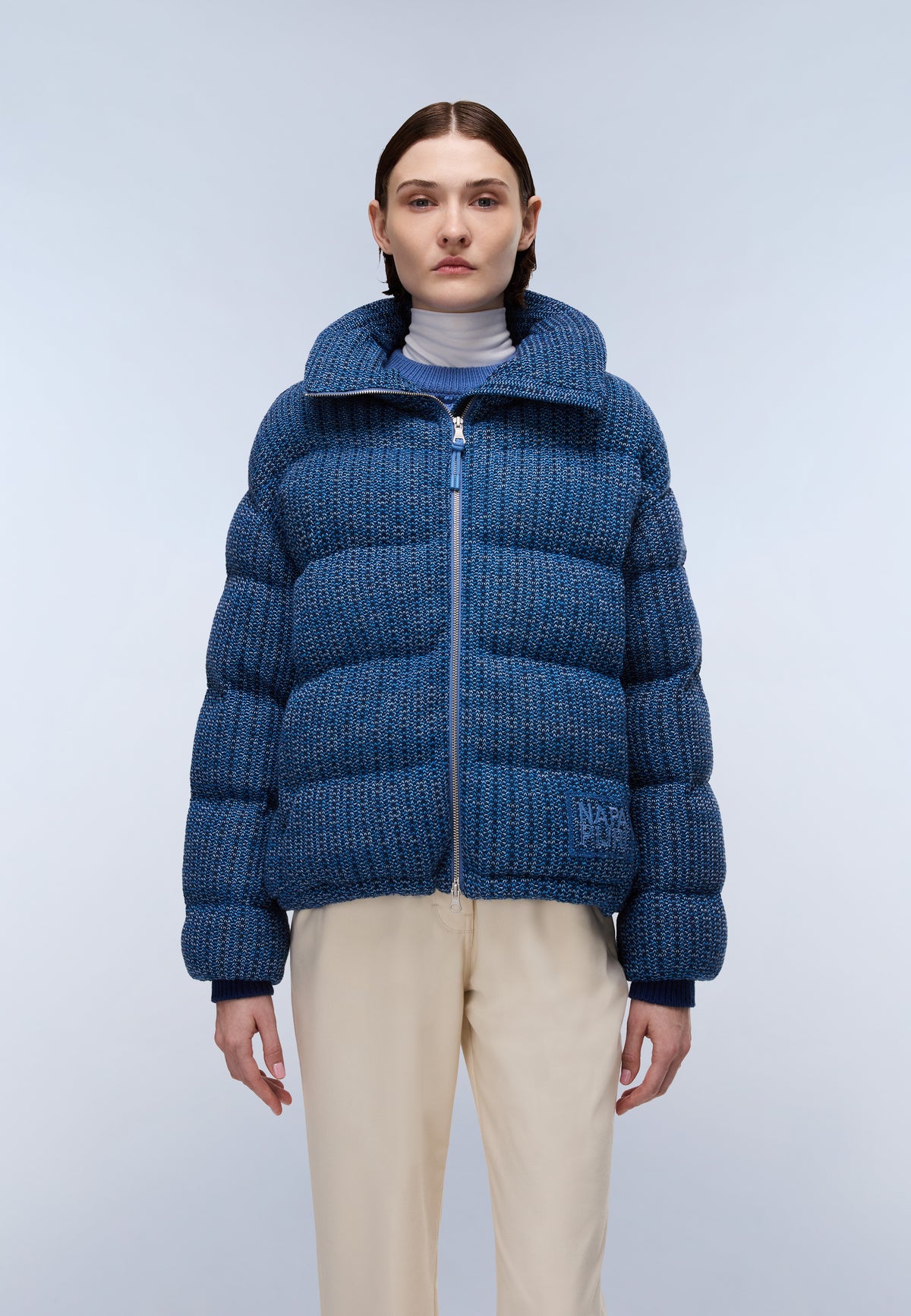 Franji Puffer Jacket Blue Riviera - 3