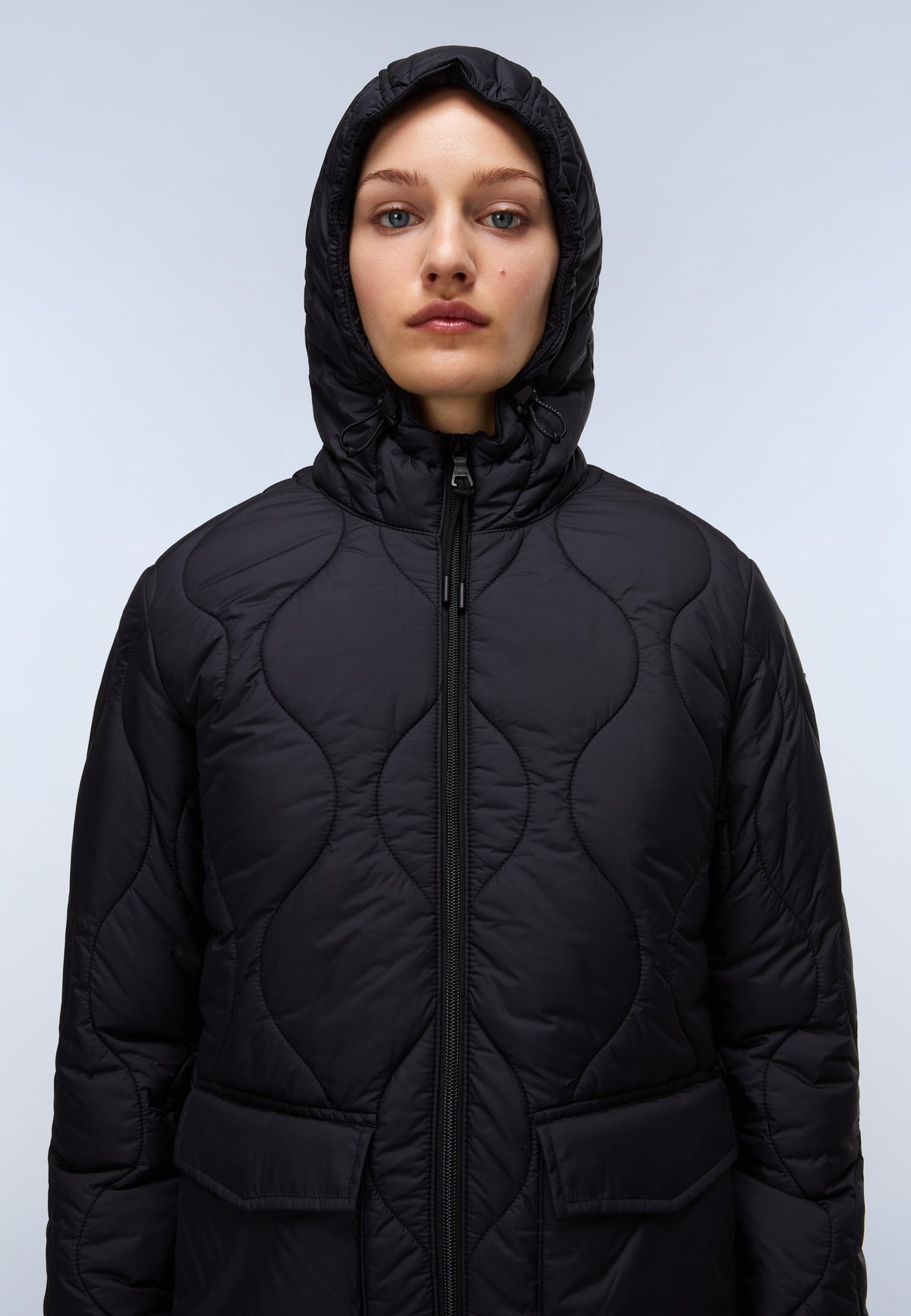 Sort Puffer Jacket Black - 2