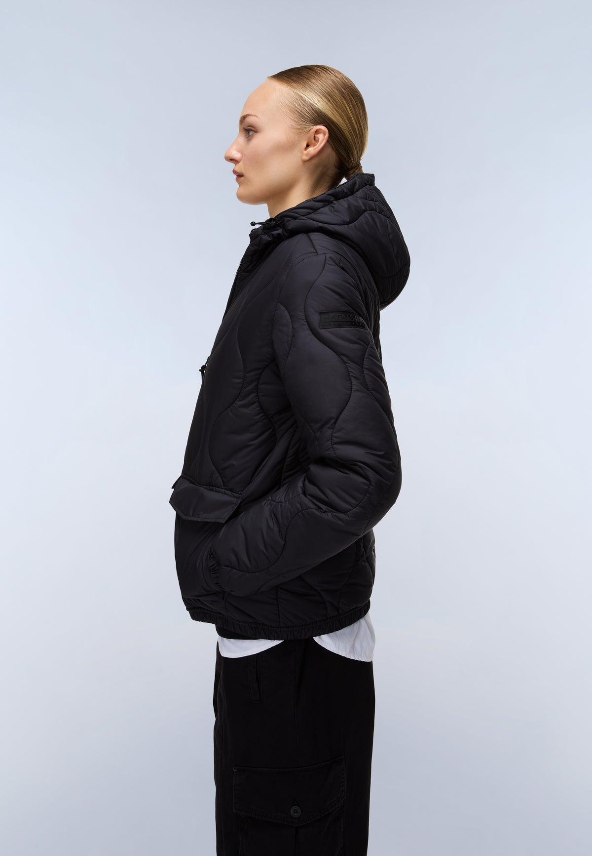 Sort Puffer Jacket Black - 4