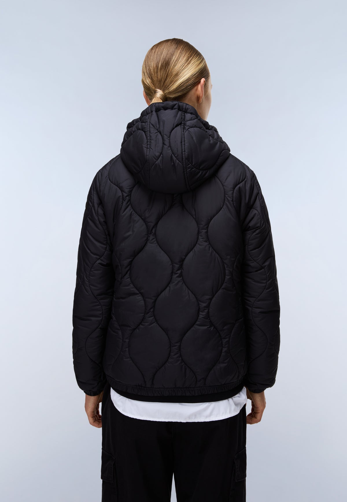 Sort Puffer Jacket Black - 5