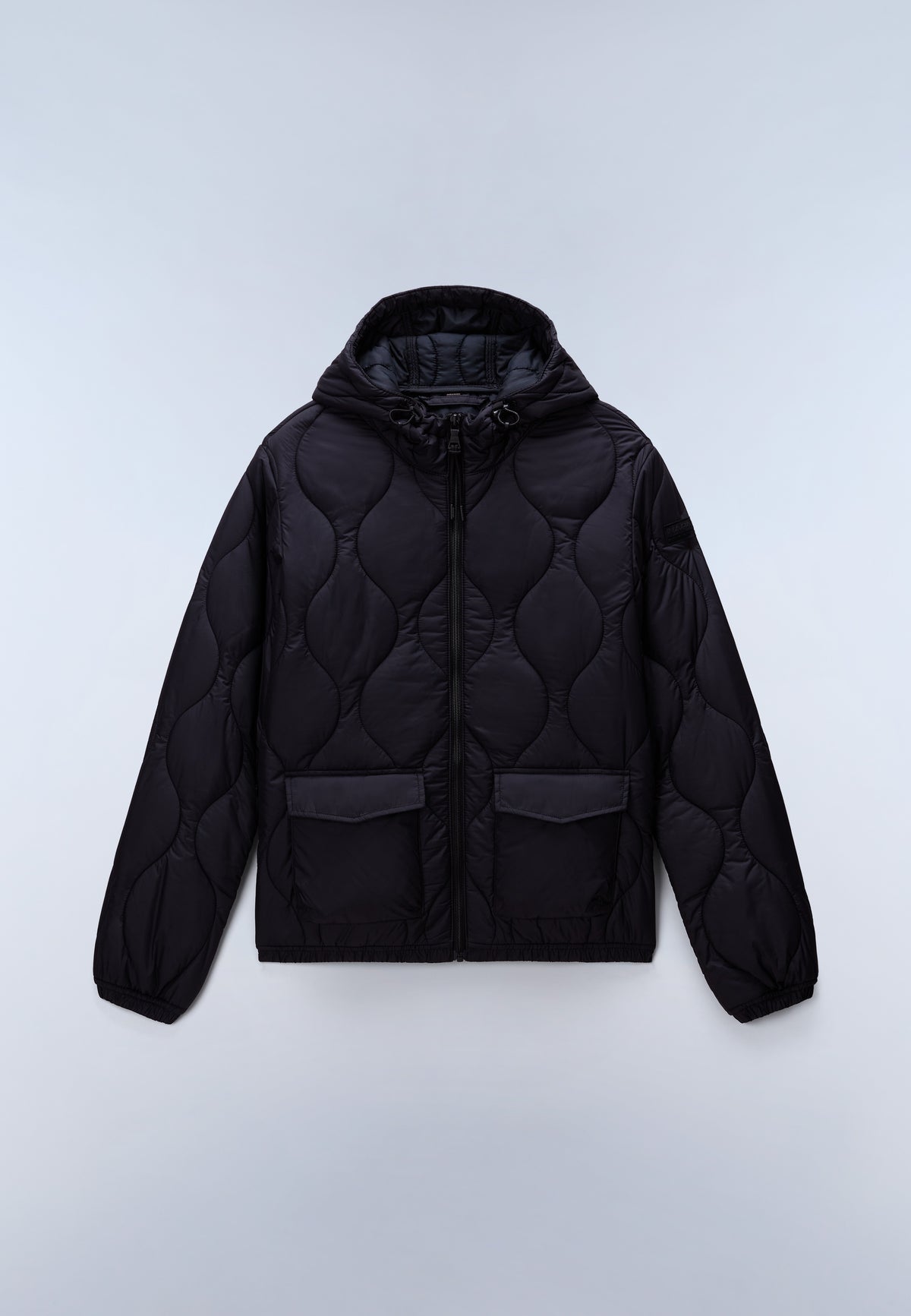 Sort Puffer Jacket Black - 1