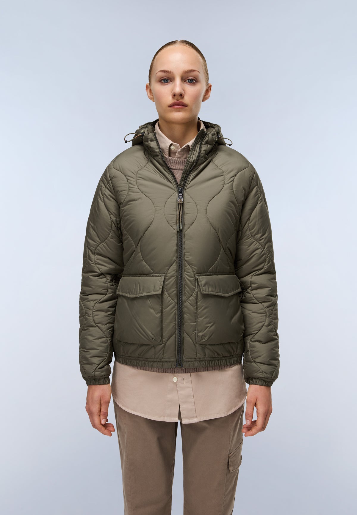 Sort Puffer Jacket Green Tea Leaf - 3