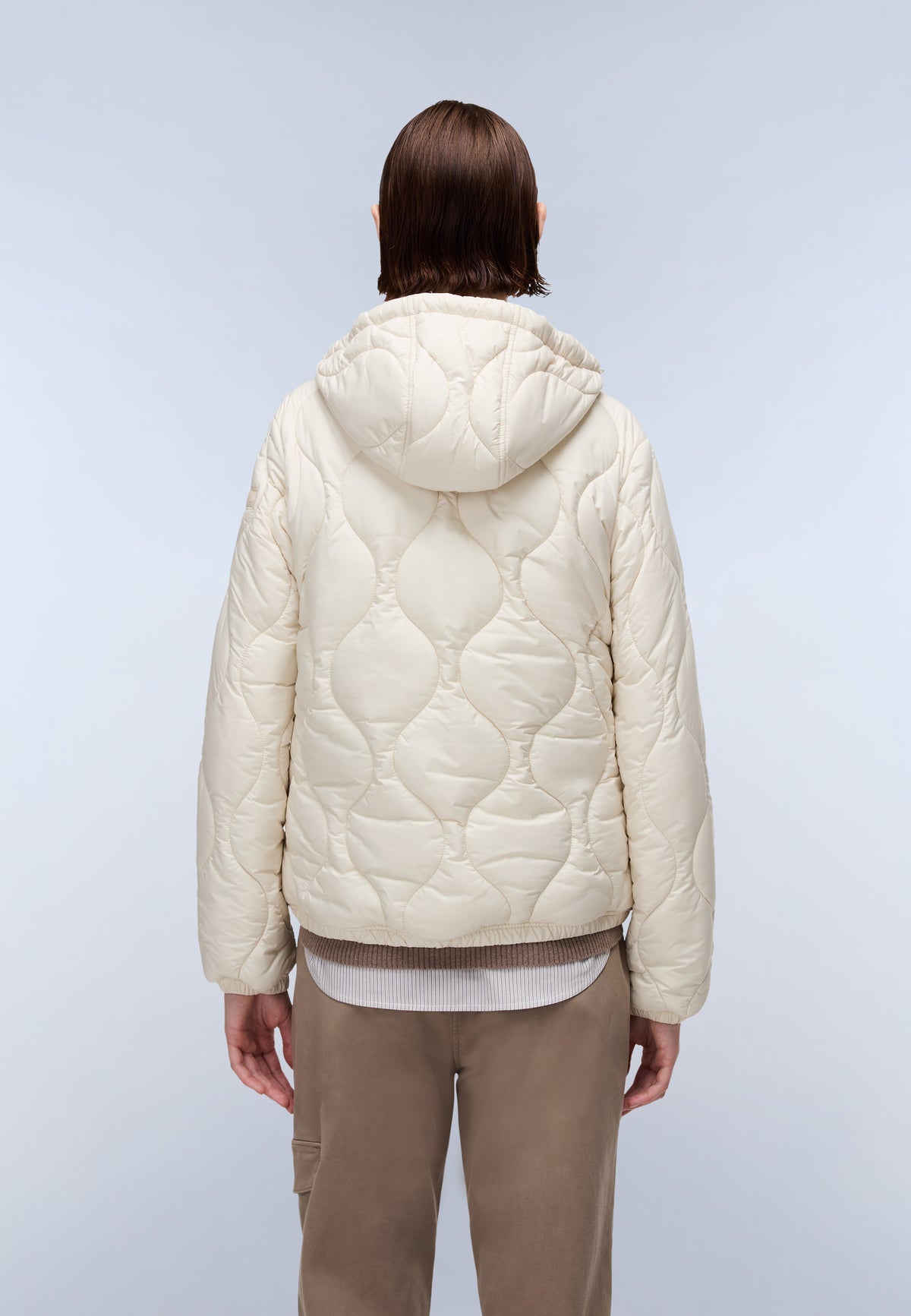 Sort Puffer Jacket Beige - 5