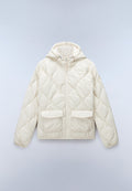 Sort Puffer Jacket Beige - 1