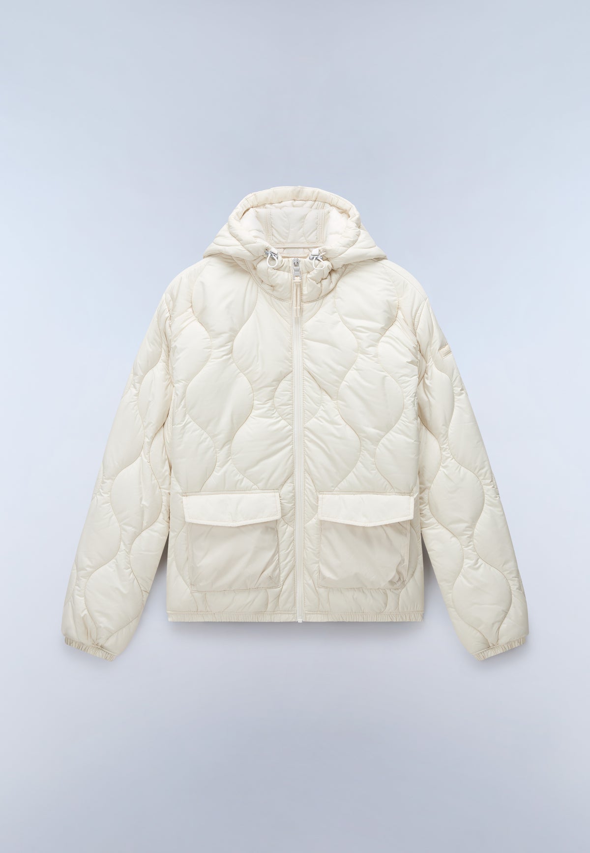 Sort Puffer Jacket Beige - 1