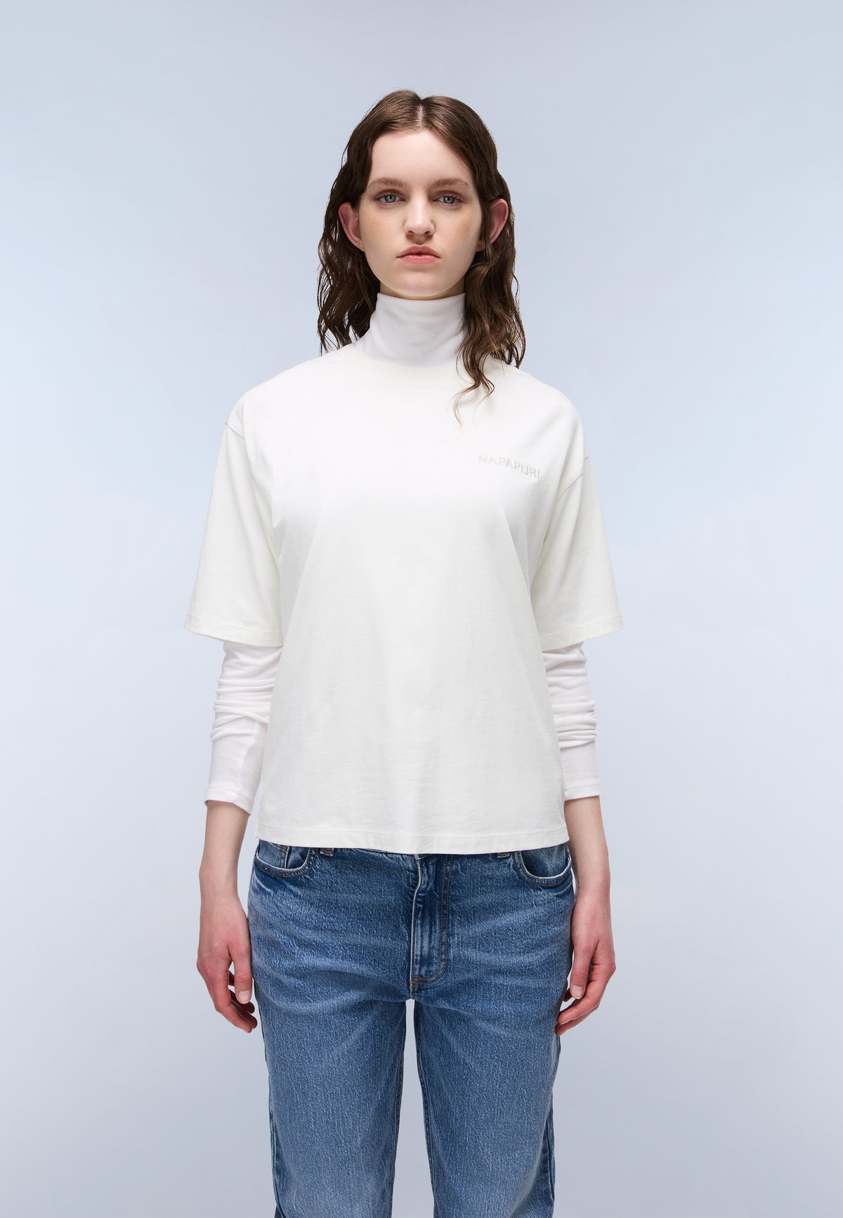 Campido Jersey Short Sleeve T-Shirt White - 3
