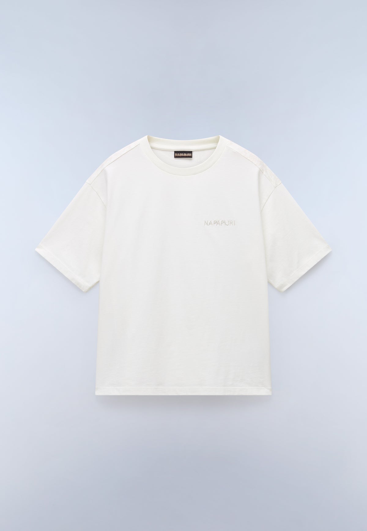 Campido Jersey Short Sleeve T-Shirt White - 1