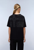 T-Shirt a Maniche Corte Campido in Jersey Nero - 3