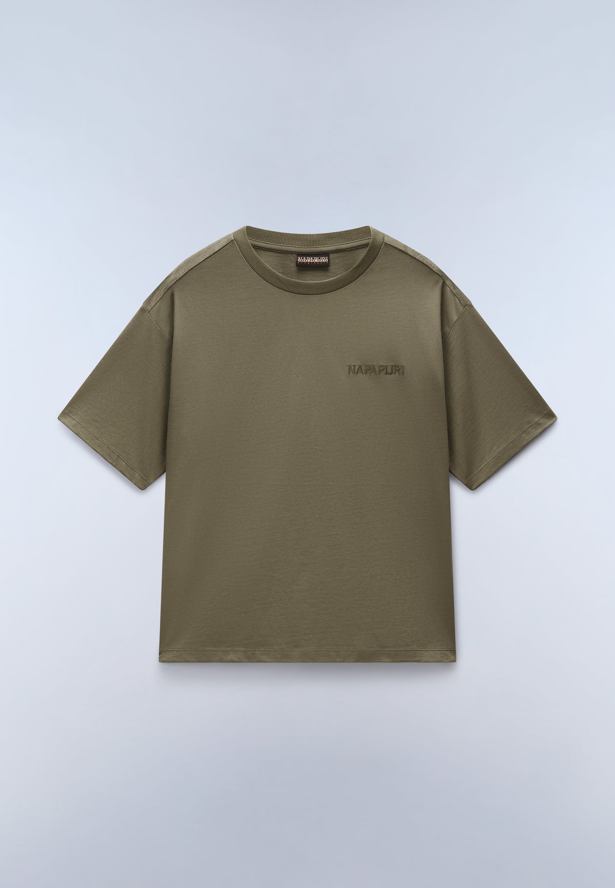 Campido Jersey Short Sleeve T-Shirt Green Tea Leaf - 1