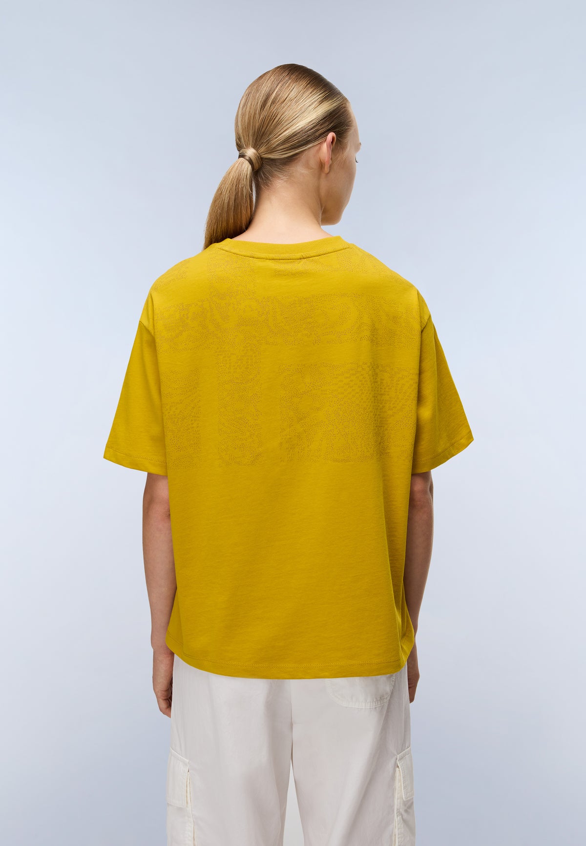 Campido Jersey Short Sleeve T-Shirt Yellow Gold - 3