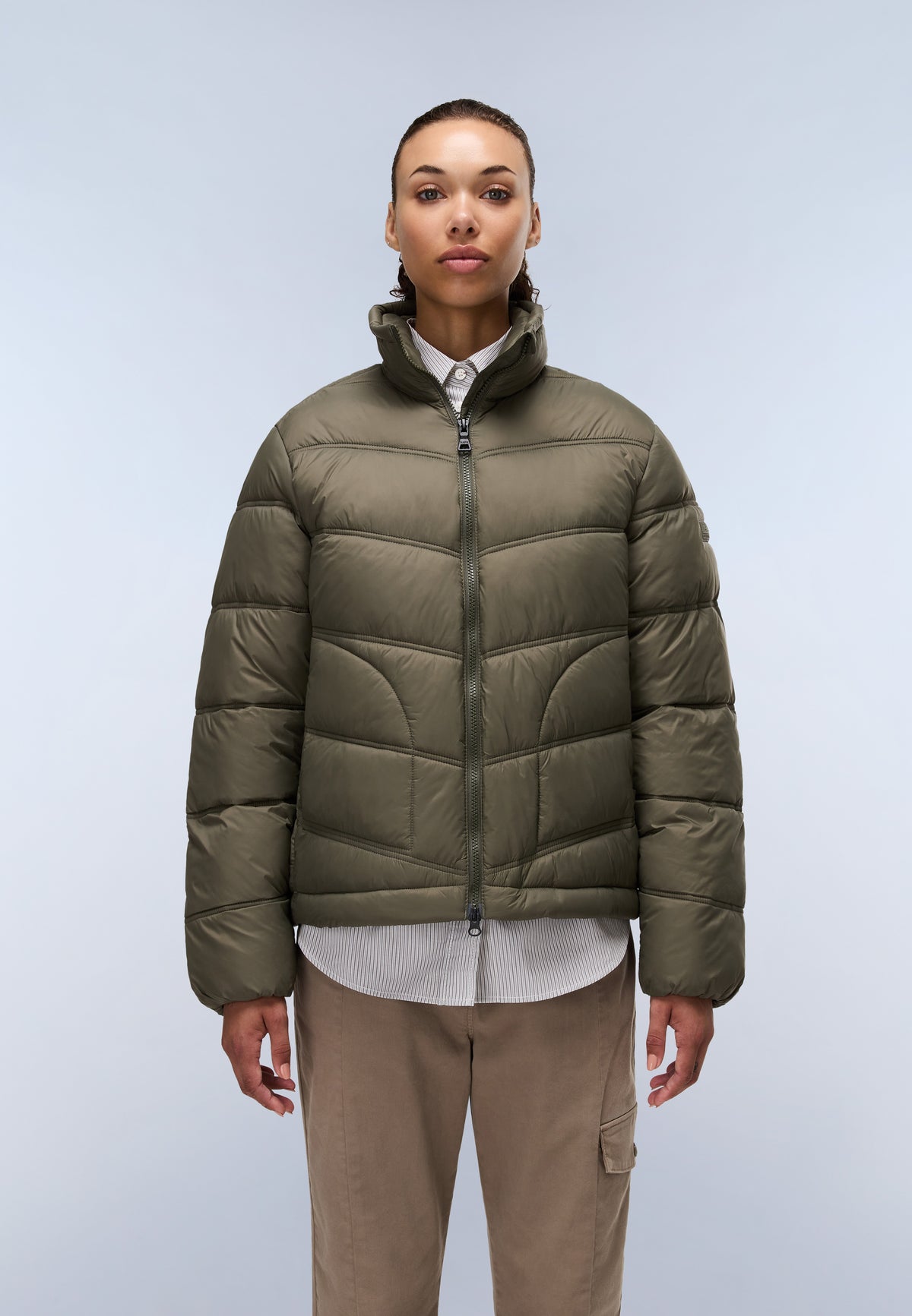 Kurze Steppjacke Ega Grün Tea Leaf - 2