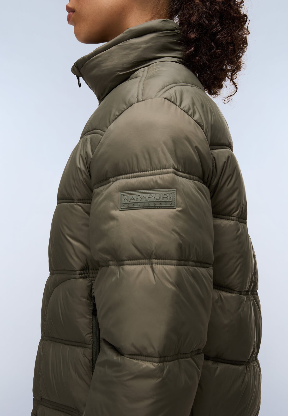 Kurze Steppjacke Ega Grün Tea Leaf - 6