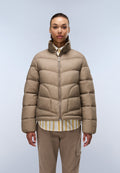 Ega Short Puffer Jacket Beige - 2